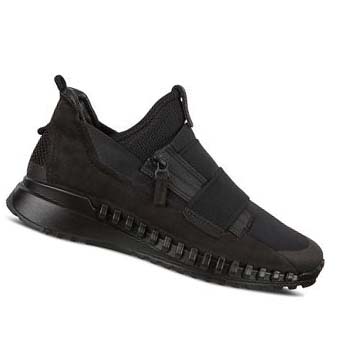 Baskets Ecco Zipflex Slip-on Femme Noir | FR 272QMA
